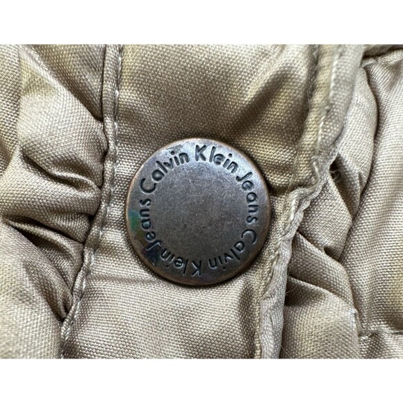 Calvin Klein Puffer Vest 18M Infant Toddler Metallic Gold Bronze Color - Picture 8 of 11